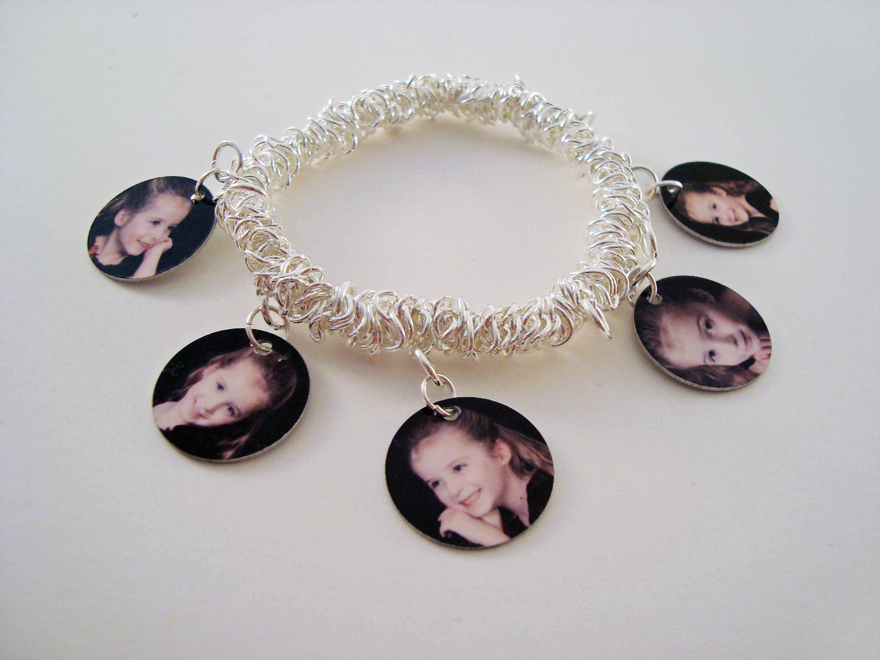 Charm Bracelet made with sublimation printing